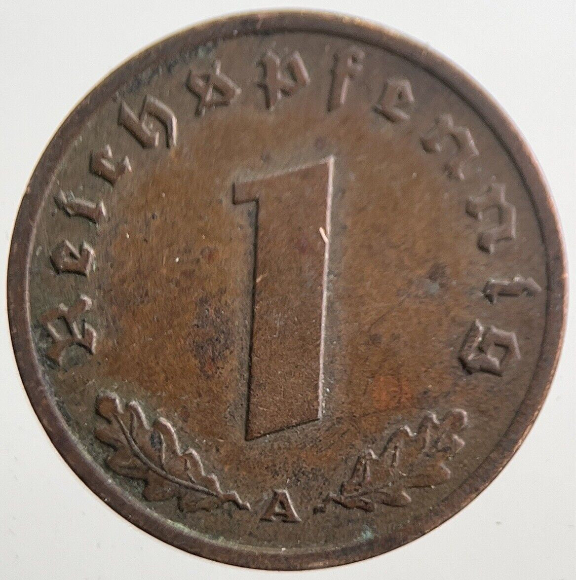 1938 - A Germany Nazi 1 Pfennig Coin | Very High Grade | a7787