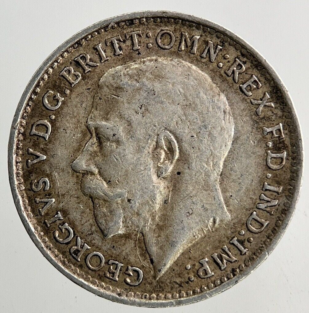 1917 George V Threepence Silver Coin | Fine Collectable Grade