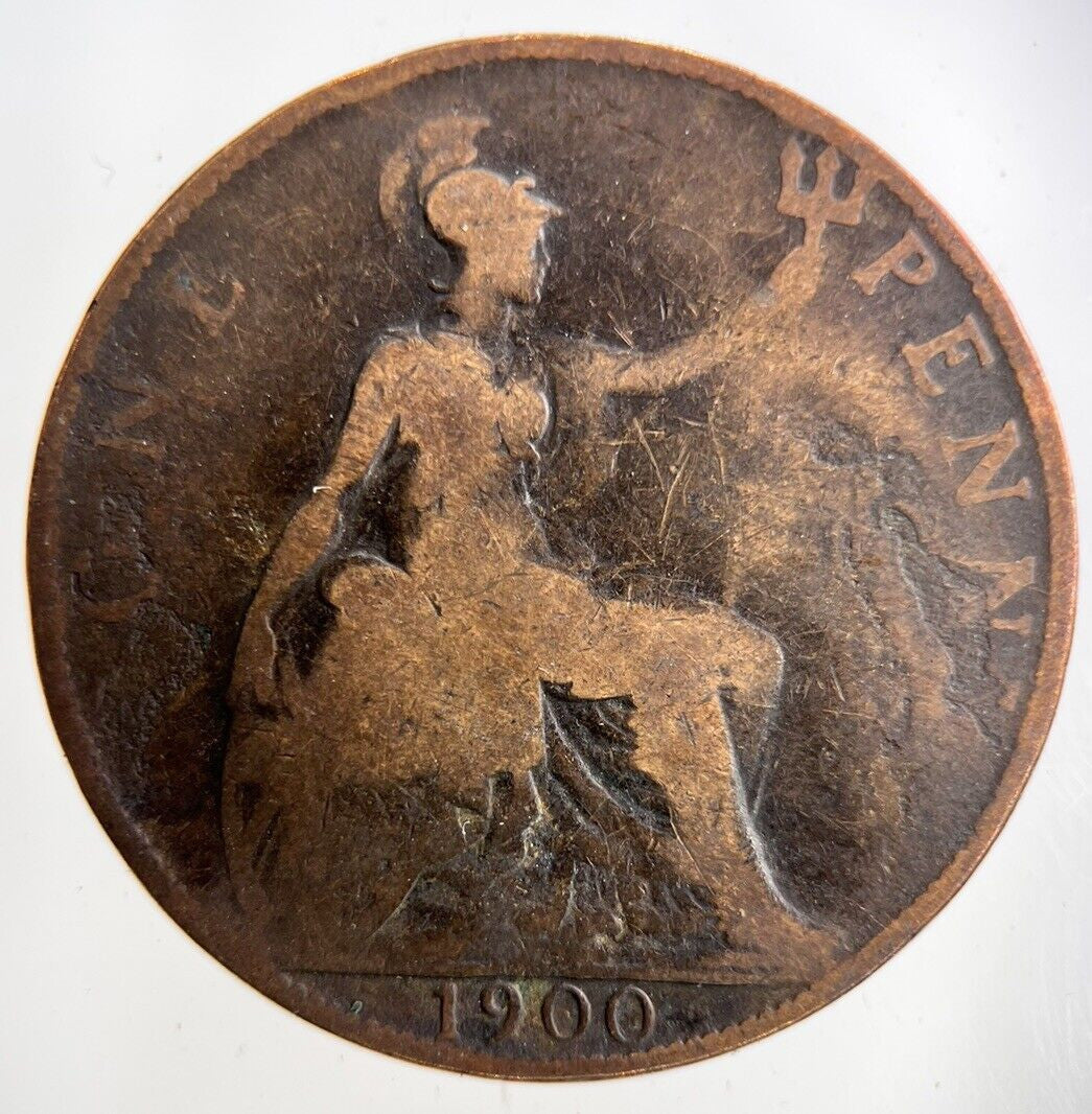 1900 Victoria One Penny Coin | Collectable Grade